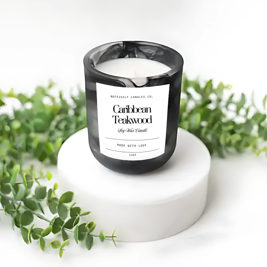 Carribean Teakwood: Scented Candle