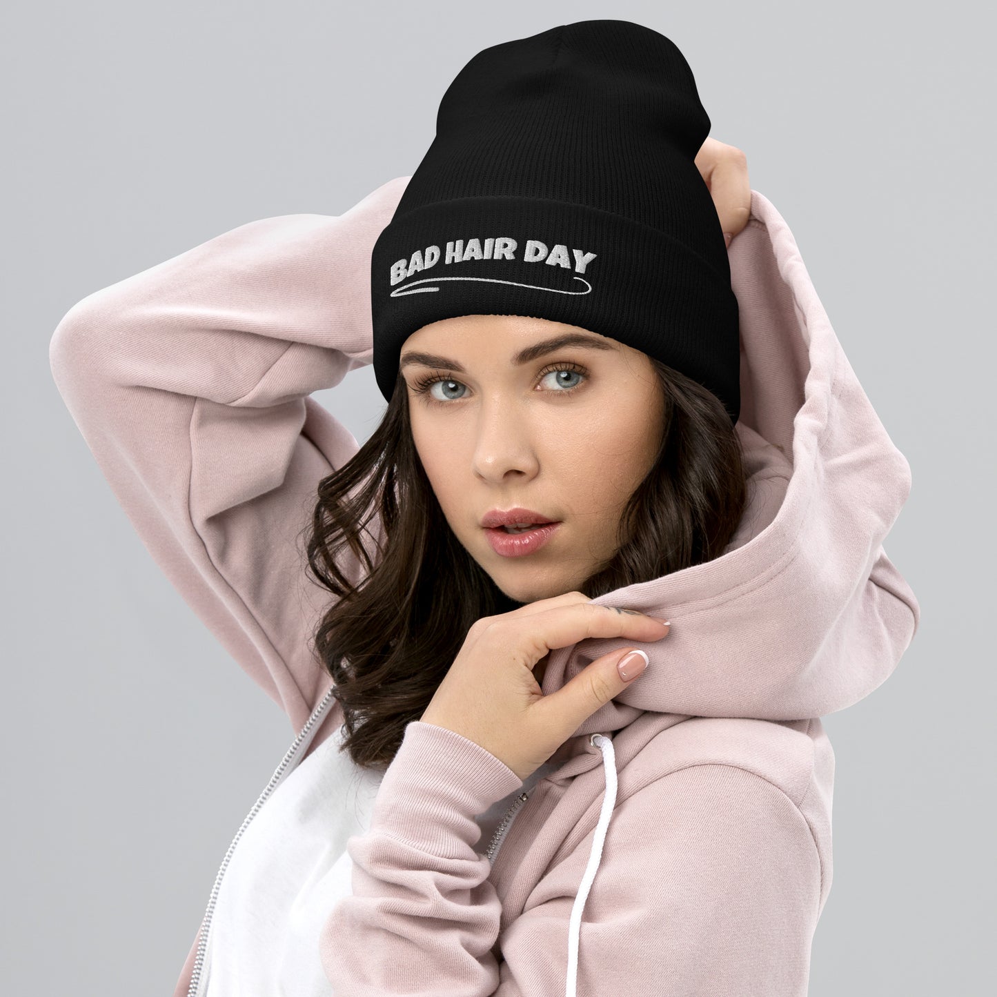Bad Hair Day Cuffed Beanie