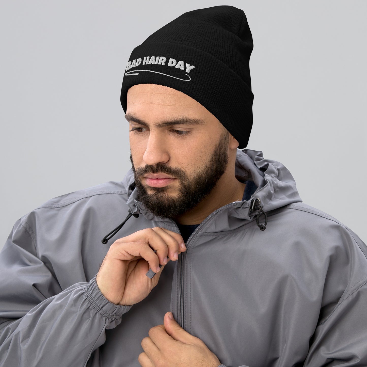 Bad Hair Day Cuffed Beanie