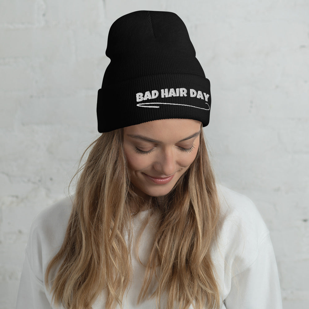 Bad Hair Day Cuffed Beanie