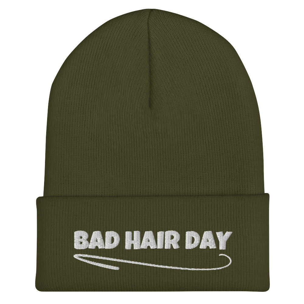 Bad Hair Day Cuffed Beanie