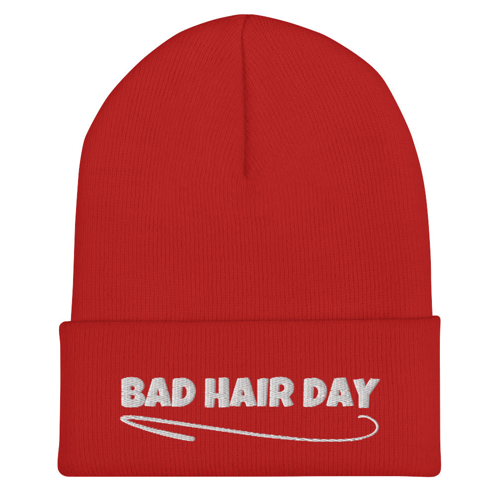 Bad Hair Day Cuffed Beanie