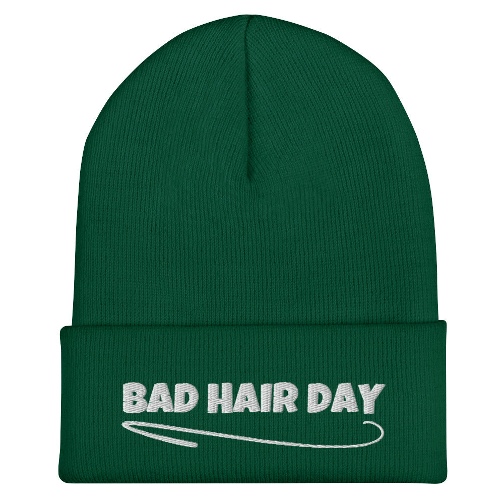 Bad Hair Day Cuffed Beanie