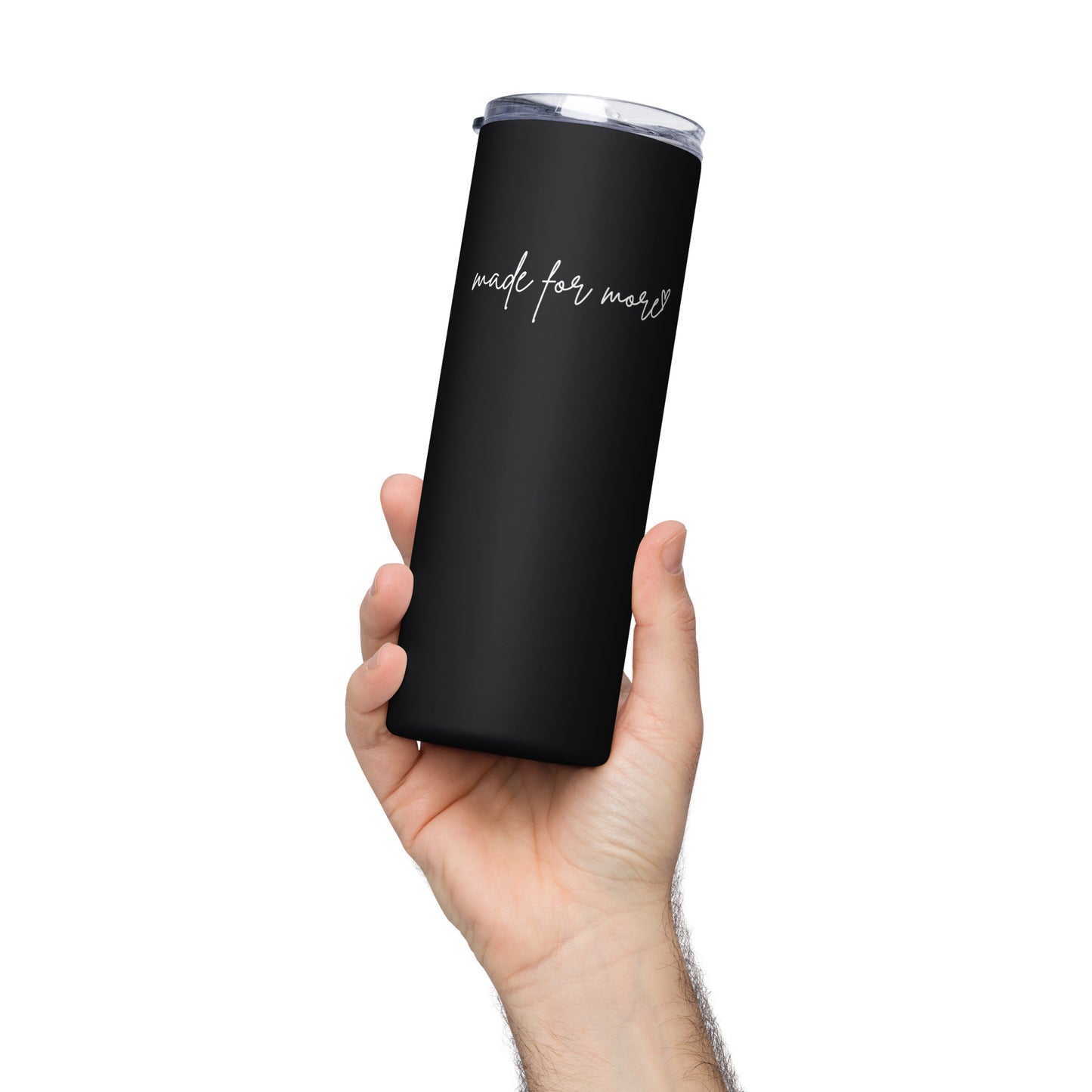 Made for more Minimalist Black Stainless steel tumbler