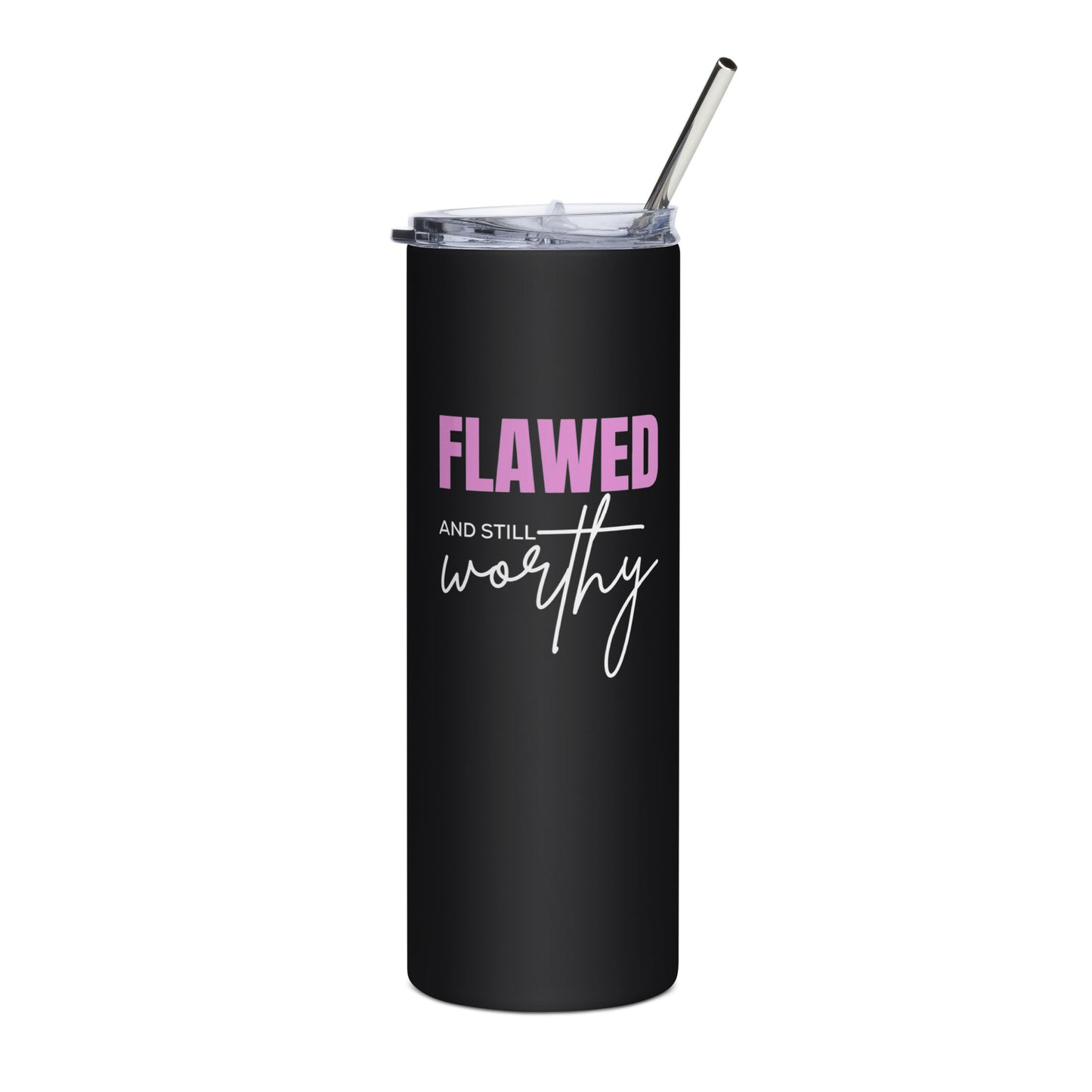Flawed by design Stainless steel tumbler