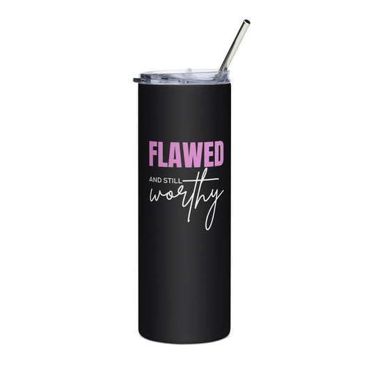 Flawed by design Stainless steel tumbler