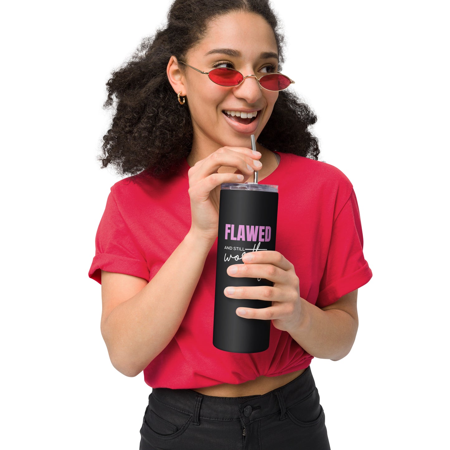 Flawed by design Stainless steel tumbler