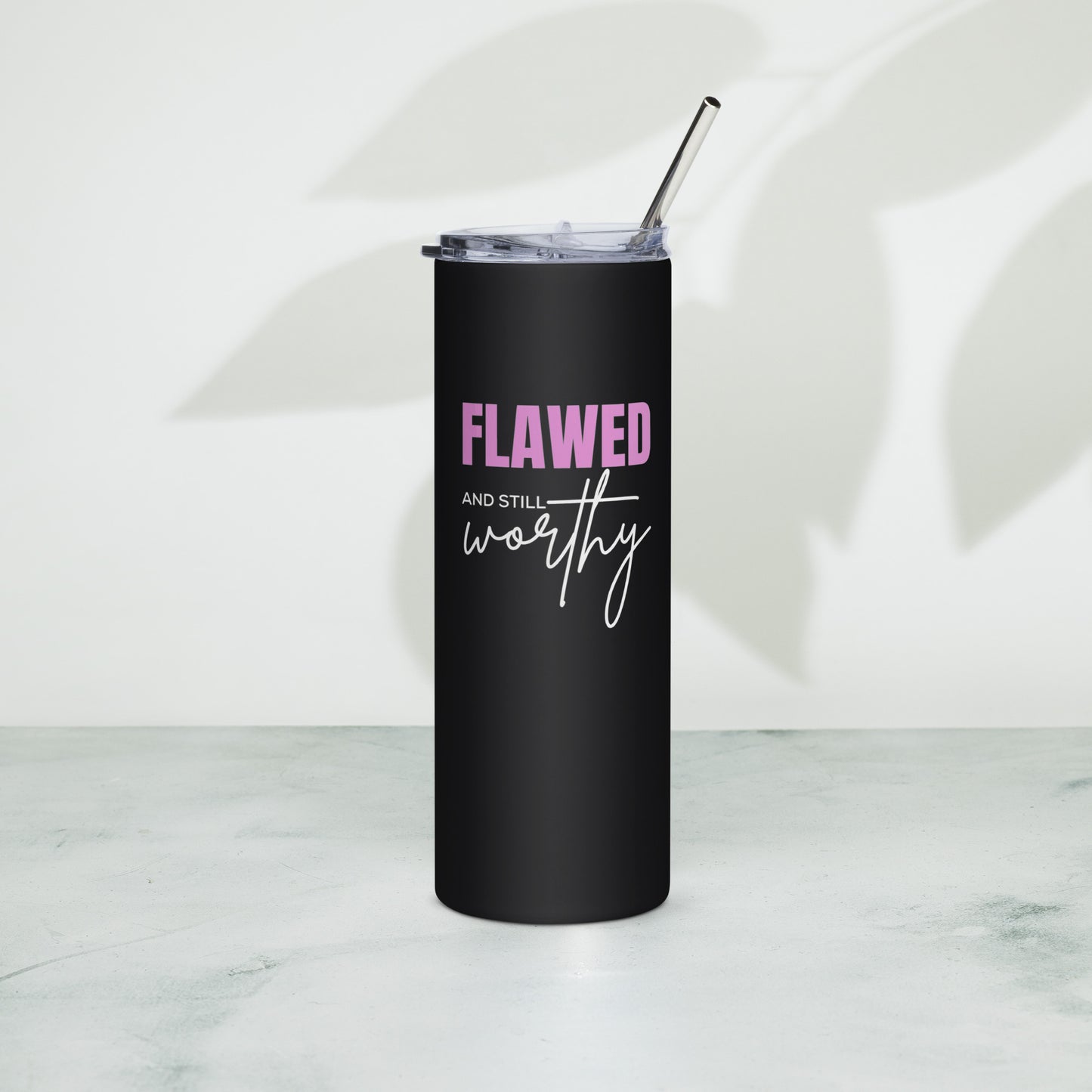 Flawed by design Stainless steel tumbler