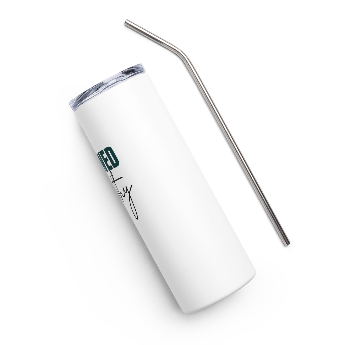 Flawed by design White Stainless steel tumbler